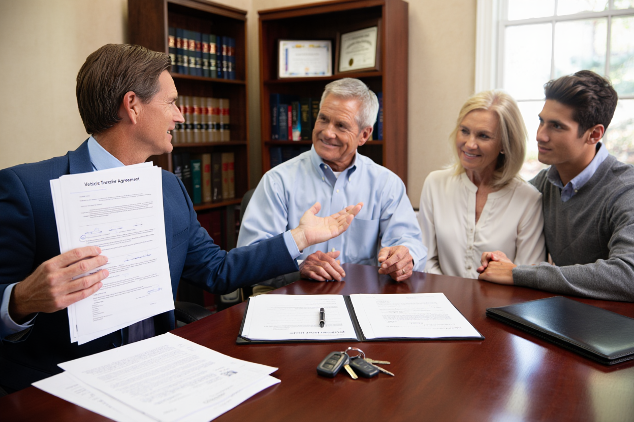 Vender un coche heredado con varios herederos